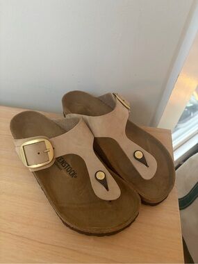 NEW Birkenstock Big Buckle Gizeh Sandals 39